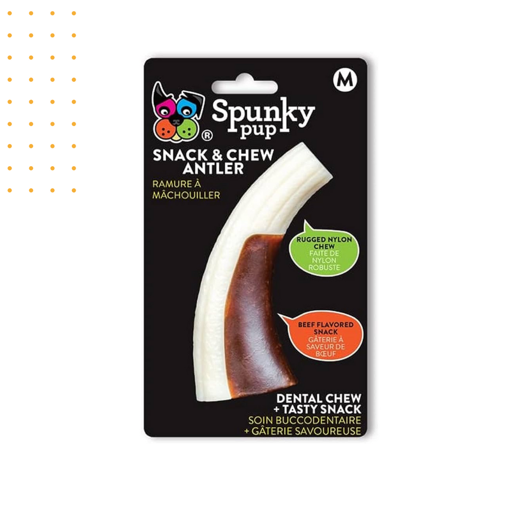 Spunky Pup snack & Chew antler
