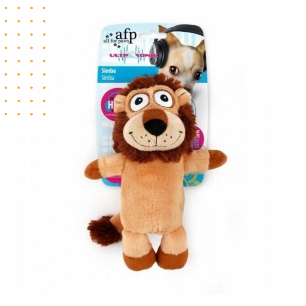 AFP Ultrasonic Lion Dog Toy